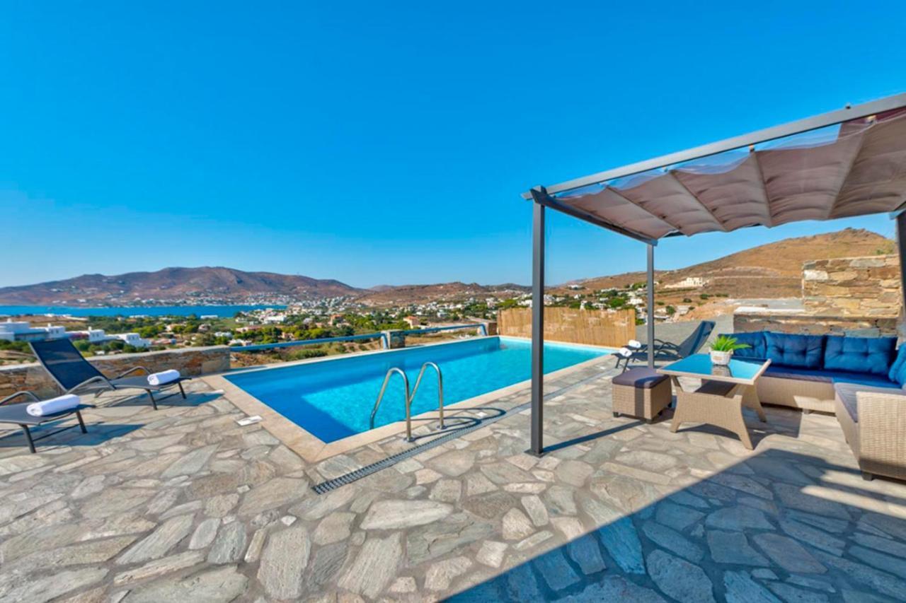 Вилла Oceania House With Sea View Posidhonia  Экстерьер фото