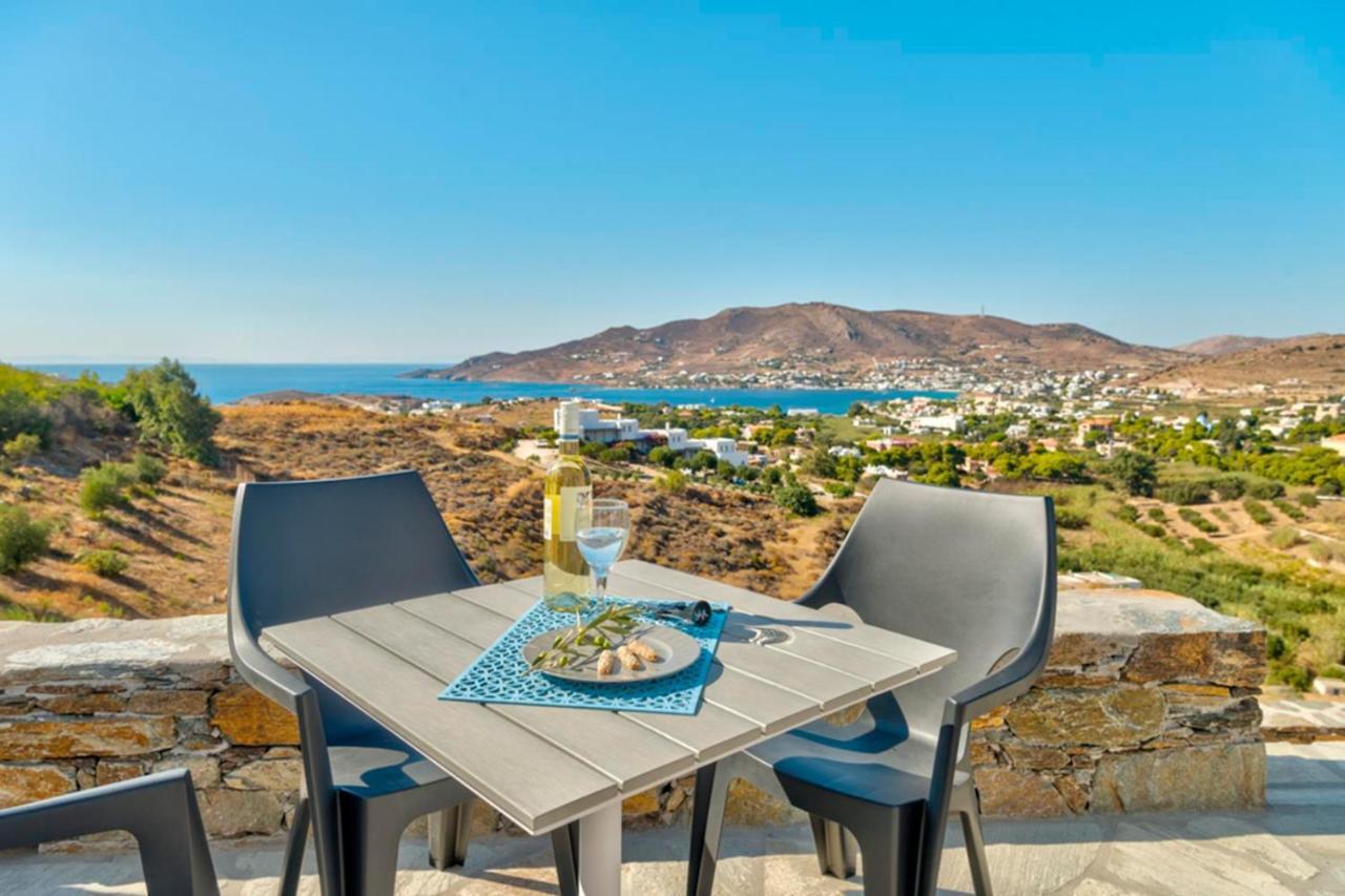Вилла Oceania House With Sea View Posidhonia  Экстерьер фото