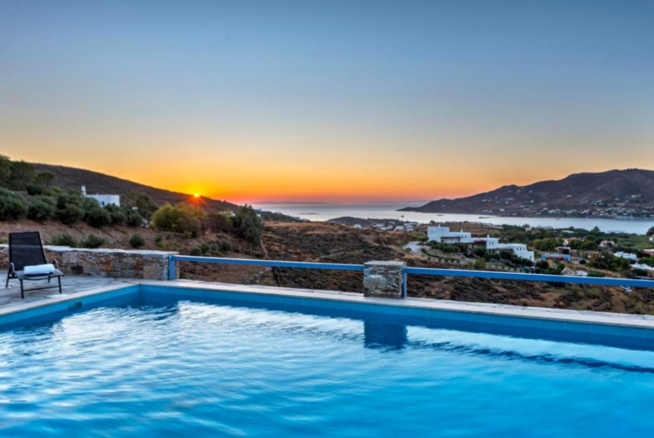 Вилла Oceania House With Sea View Posidhonia  Экстерьер фото