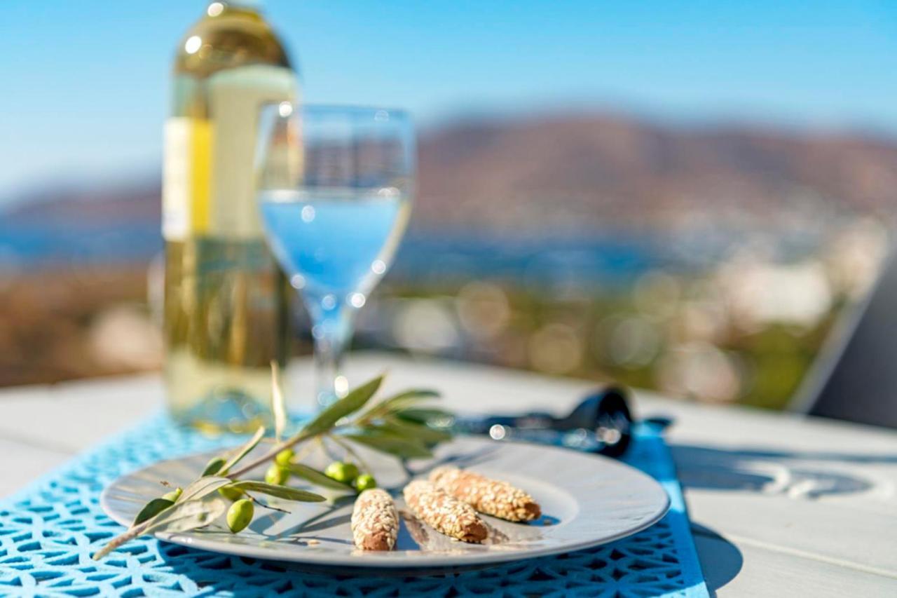 Вилла Oceania House With Sea View Posidhonia  Экстерьер фото