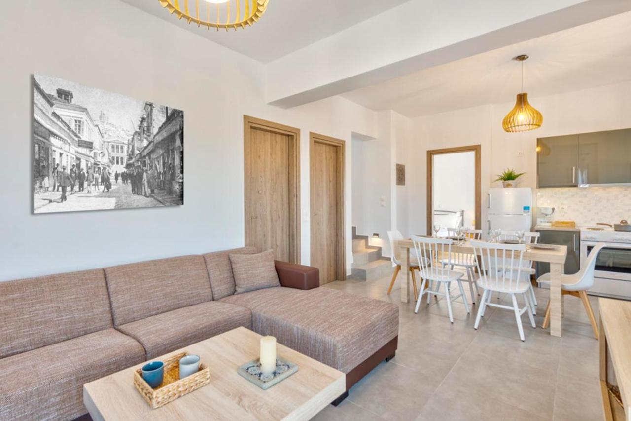 Вилла Oceania House With Sea View Posidhonia  Экстерьер фото