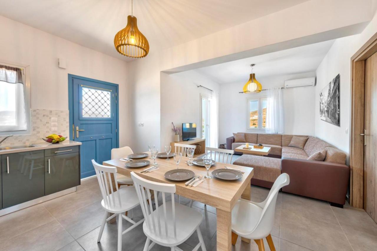 Вилла Oceania House With Sea View Posidhonia  Экстерьер фото