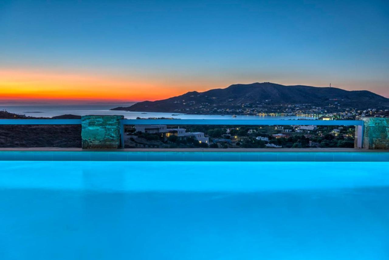 Вилла Oceania House With Sea View Posidhonia  Экстерьер фото
