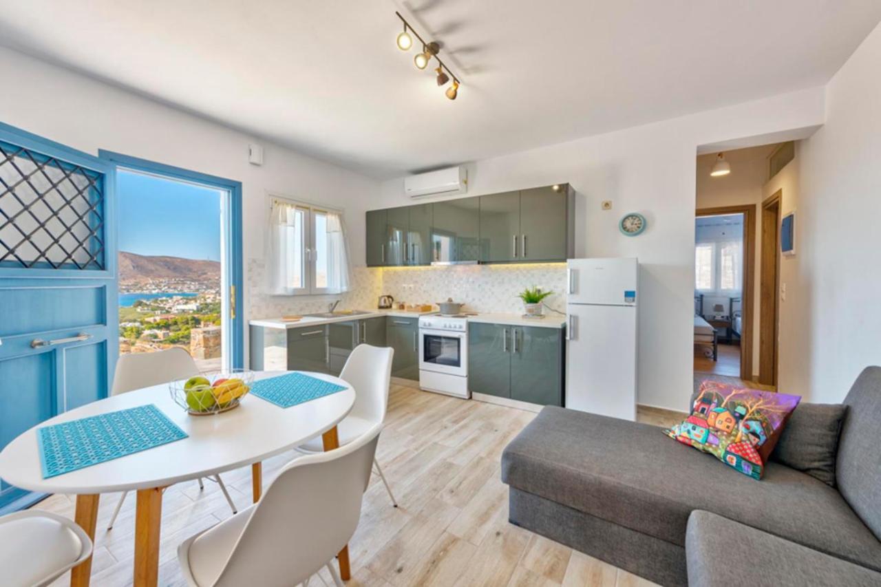 Вилла Oceania House With Sea View Posidhonia  Экстерьер фото