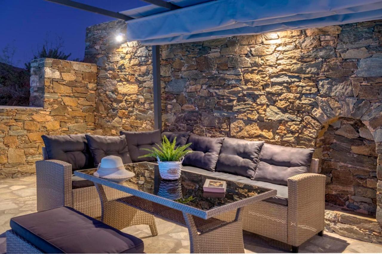 Вилла Oceania House With Sea View Posidhonia  Экстерьер фото