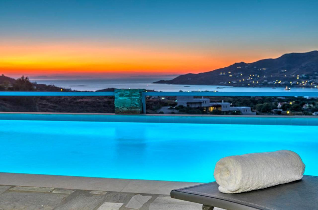 Вилла Oceania House With Sea View Posidhonia  Экстерьер фото