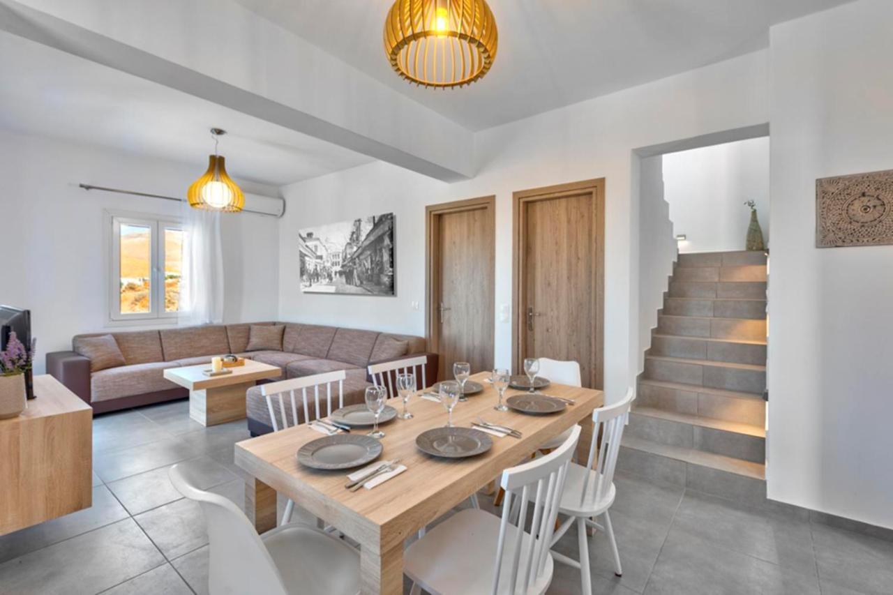 Вилла Oceania House With Sea View Posidhonia  Экстерьер фото